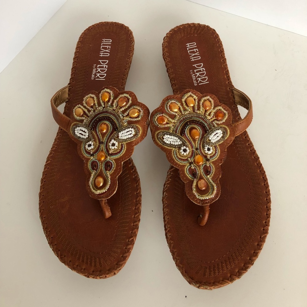 Beaded Sandals by Alexa Perri